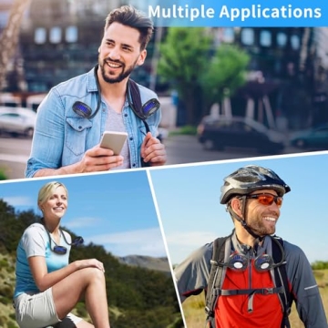 HandFan 10000mAh Portable Neck Fan for All-Day Comfort