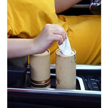 Winoo Car Tissue Holder with 3-Ply Tissues - 4 Pack