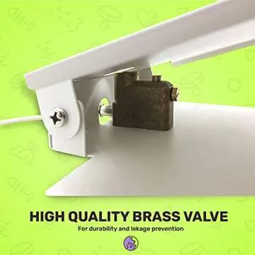 Dog Water Dispenser Pet Fountain - Upgraded 2024 Easy Paw Activated Dog Steps Eco-Friendly Pet Water Fountain with New Durable Leak-Proof Dog Bowl Hose Fresh Water Funny Dog Toys Keep Pets Cool