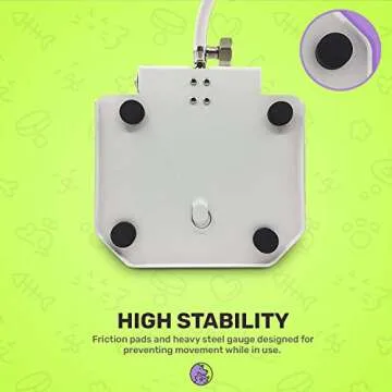 Dog Water Dispenser Pet Fountain - Upgraded 2024 Easy Paw Activated Dog Steps Eco-Friendly Pet Water Fountain with New Durable Leak-Proof Dog Bowl Hose Fresh Water Funny Dog Toys Keep Pets Cool