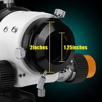 SVBONY SV503 Portable Telescope Tube, 70ED F6 Extra Low Dispersion Optical Tube, Micro-Reduction Rap Focuser, for Astrophotography and Visul Astronomy