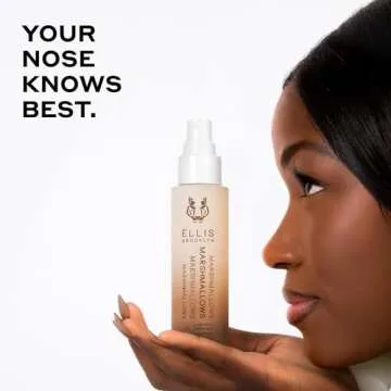 Ellis Brooklyn MARSHMALLOWS Hair And Body Mist - Gourmand Perfume with Marshmallow, Caramel Accord, & Milky Musks, Vegan Perfume Made In The USA