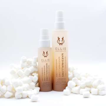 Ellis Brooklyn MARSHMALLOWS Hair And Body Mist - Gourmand Perfume with Marshmallow, Caramel Accord, & Milky Musks, Vegan Perfume Made In The USA