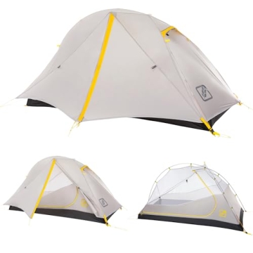 Featherstone UL Obsidian 1 Person Backpacking Tent Lightweight, 3-Season, Waterproof for Camping and...