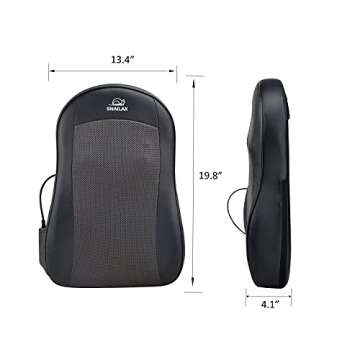 Snailax Shiatsu Back Massager with Heat - Portable Relief
