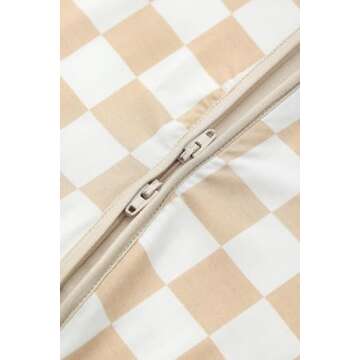 SUZEL Baby Viscose from Bamboo Pajamas - Infant Boys Girls Footless Zippy Pjs Sleep 'N Play Clothes - One Piece Romper (Beige, 18-24M)