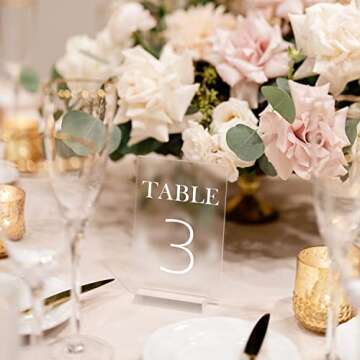 10 Pack Frosted Acrylic Sign with Stand-5x7 Inch Blank Rectangular Acrylic Signs with Holder, DIY Acrylic Sign Blank for Wedding Acrylic Table Number Menu Sign Bar List Sign