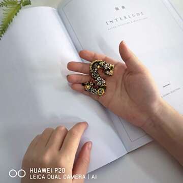 RINHOO Pearl Initial Brooch Pin Crystal A-Z 26 Alphabet Letters Brooch Colorful Enamel Breastpin Pin Jewelry for women Gifts (S)