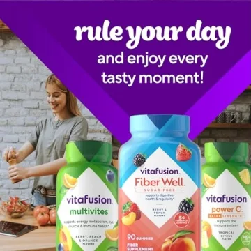 Vitafusion Fiber Well Sugar Free Fiber Gummies, 90 Count