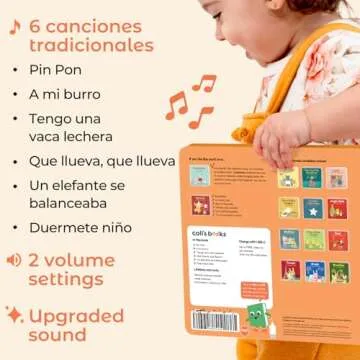 Musical Spanish Book for Toddlers | Learn Spanish Fun