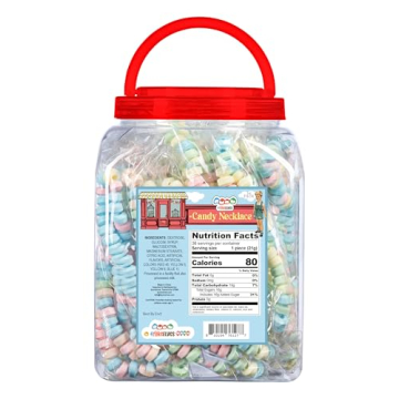 Nostalgic Candy Necklaces, Perfect for Parties & Treats