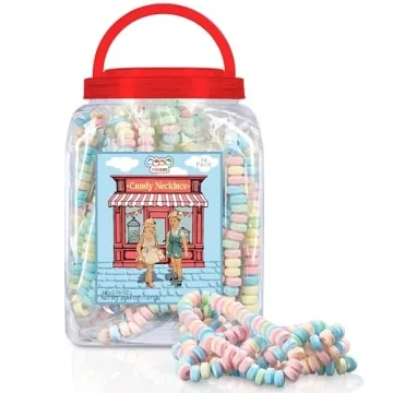 Nostalgic Candy Necklaces, Perfect for Parties & Treats