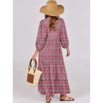Stunning ANRABESS Boho Maxi Dress for Summer 2025