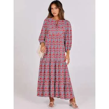 Stunning ANRABESS Boho Maxi Dress for Summer 2025