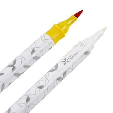 Erin Condren Color Changing Brush Pens 6-Pack | Perfect for Calligraphy, Hand Lettering | Use with Planners, Notebooks, Journaling & More | Designed