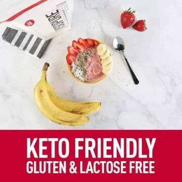 Isopure Low Carb 100% Pure Whey Isolate Protein Powder, Lactose Free, Gluten Free, With Vitamins, Tahitian Vanilla, 25g Protein Per Serving, 1 Lb, 14 Servings