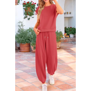 PRETTYGARDEN Women's Stylish Summer Tracksuit Set for Casual Wear