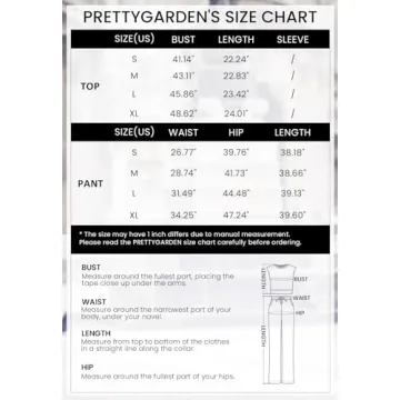 PRETTYGARDEN Women's Stylish Summer Tracksuit Set for Casual Wear