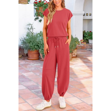 PRETTYGARDEN Women's Stylish Summer Tracksuit Set for Casual Wear