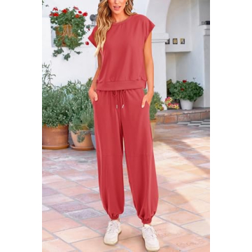 PRETTYGARDEN Women's Stylish Summer Tracksuit Set for Casual Wear