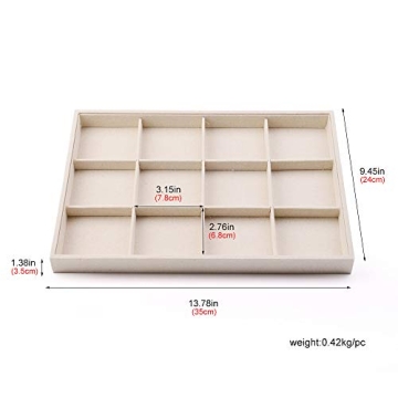 Oirlv Stackable Jewelry Trays for Perfect Organization