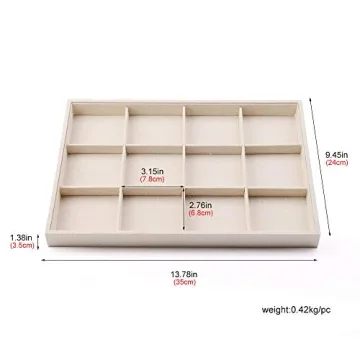 Oirlv Stackable Jewelry Trays for Perfect Organization