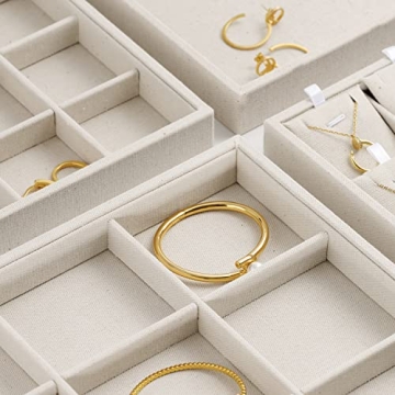 Oirlv Stackable Jewelry Trays for Perfect Organization