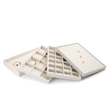 Oirlv Stackable Jewelry Trays for Perfect Organization