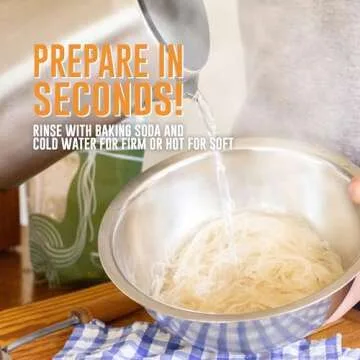 Sea Tangle Kelp Noodles (12oz) - Low Calorie Asian Noodles for Healthy Noodle Dishes - Gluten Free, Keto Noodle Sub for Rice Noodles, Glass Noodles, Pad Thai Noodles, Vermicelli