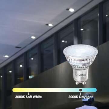 Energy-Efficient Sigalux GU10 LED Light Bulbs Pack of 8