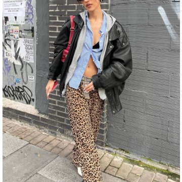 Leopard Print Pajama Pants for Trendy Women