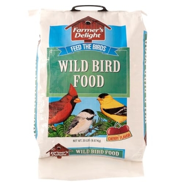 Wagner's 53003 Farmer's Delight Wild Bird Food with Cherry Flavor, 20-Pound Bag