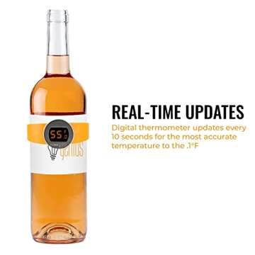 Cork Genius Digital Wine Thermometer - Instant Read & Accurate