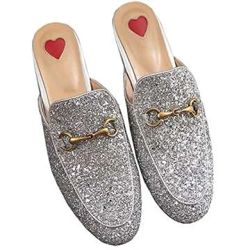 Chic Arqa Mules for Women - Comfortable Slip-On Flats