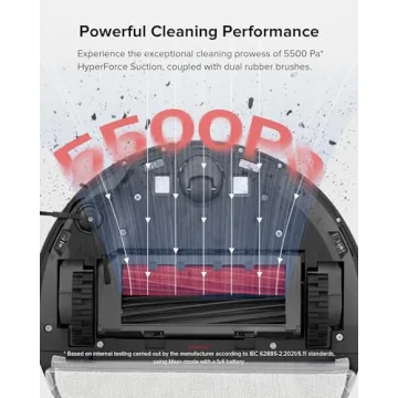 Roborock Q5 Pro+ Self-Emptying Robot Vacuum and Mop