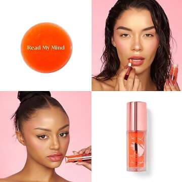 Poppi Cosmetics Dreamy Gleamy Tinted Lip Oil, Moisturizing, Shiny, Cruelty-Free, Vegan, Hydrating, N...