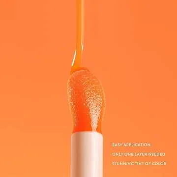 Poppi Cosmetics Dreamy Gleamy Tinted Lip Oil, Moisturizing, Shiny, Cruelty-Free, Vegan, Hydrating, Non-Sticky Tinted Lip Gloss, 5ml (Read My Mind)