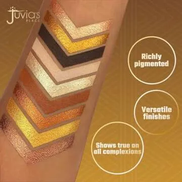 Juvia's Place Palette The Warrior - Warm Golds, Browns & Bronzes for All Skin Tones