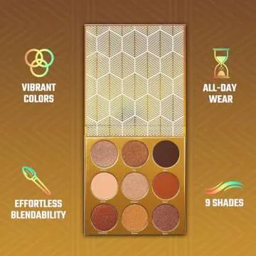 Juvia's Place Warrior Palette - Vibrant Pigmented Eyeshadow Palette