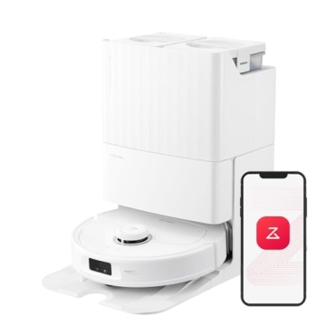 Roborock Qrevo MaxV Robot Vacuum and Mop - FlexiArm Design, Hot Water Re-Wash, Auto-Drying, Self-Emp...