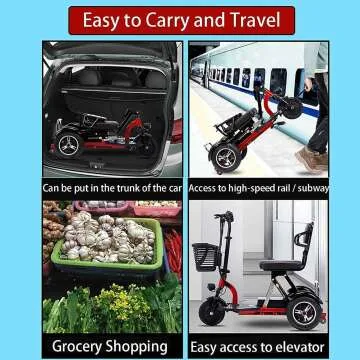 Lightweight Foldable Electric Mobility Scooter