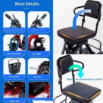 Lightweight Foldable Electric Mobility Scooter