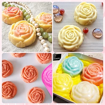 MOTZU Silicone Rose Molds for Baking and Cocktails