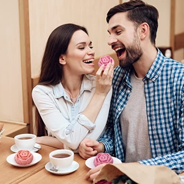 MOTZU Silicone Rose Molds for Baking and Cocktails