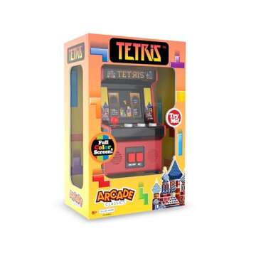 Arcade Classics Tetris - Retro Mini Arcade Game, Full Color Screen, Classic Handheld Electronic Game Console, 90s Toy, Great Gift for Kids 8+