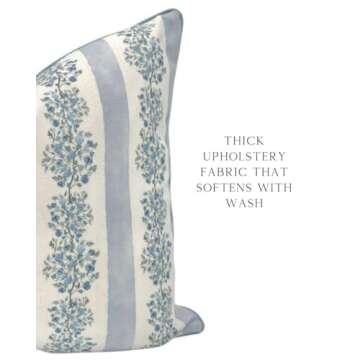 Jillien Harbor 20x20 Throw Pillow Cover - Floral Design