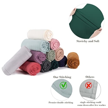 Bayceen Large Jersey Knitted Swaddle Blanket for Newborns