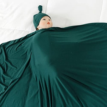 Bayceen Large Jersey Knitted Swaddle Blanket for Newborns