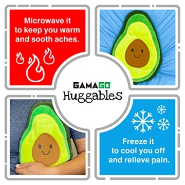 GAMAGO Avocado Heating Pad - Cute Microwave Heat Pack