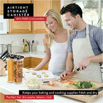 DWËLLZA KITCHEN Airtight Pasta Storage Containers 2 Pc